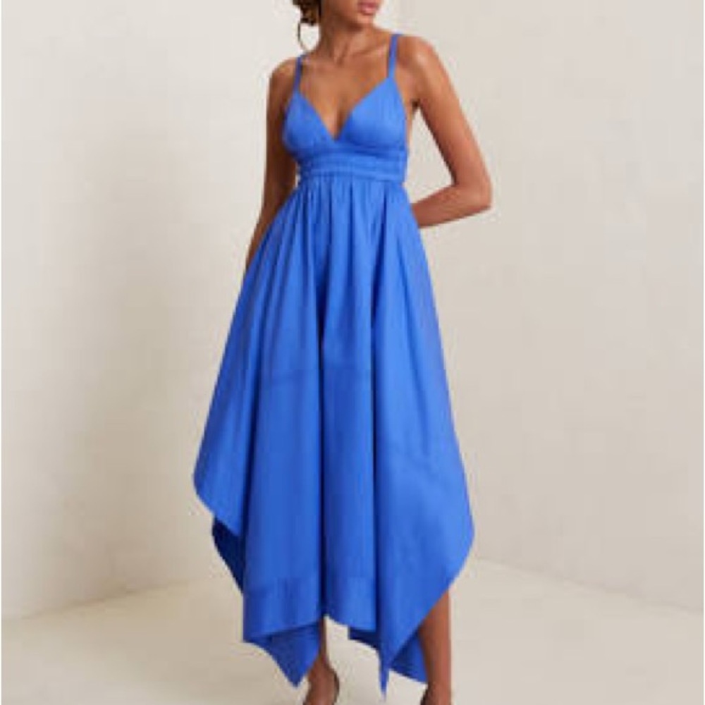 A.L.C. Rosie Asymmetrical Midi Dress